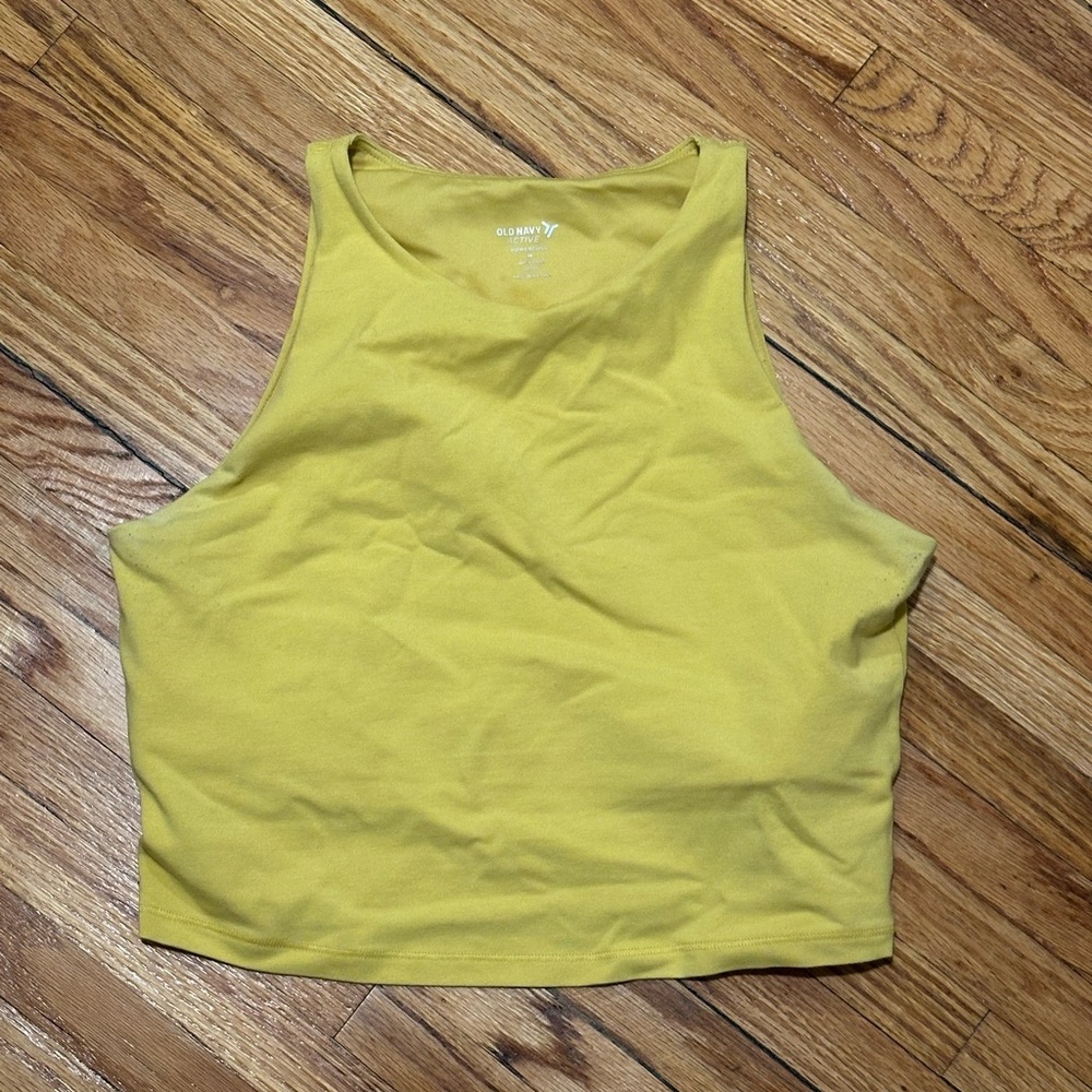 Old Navy Women's Yellow Tank Top